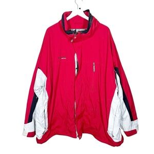 Columbia Men’s Y2K 2004 Bugaboo Vertex Red Jacket Packable Hood Size 4XT